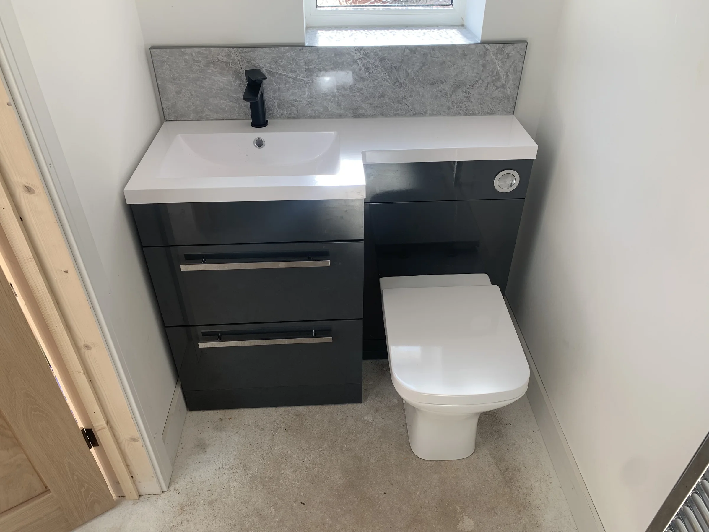 Contemporary bathroom and WC installation by Nick's Home Improvements