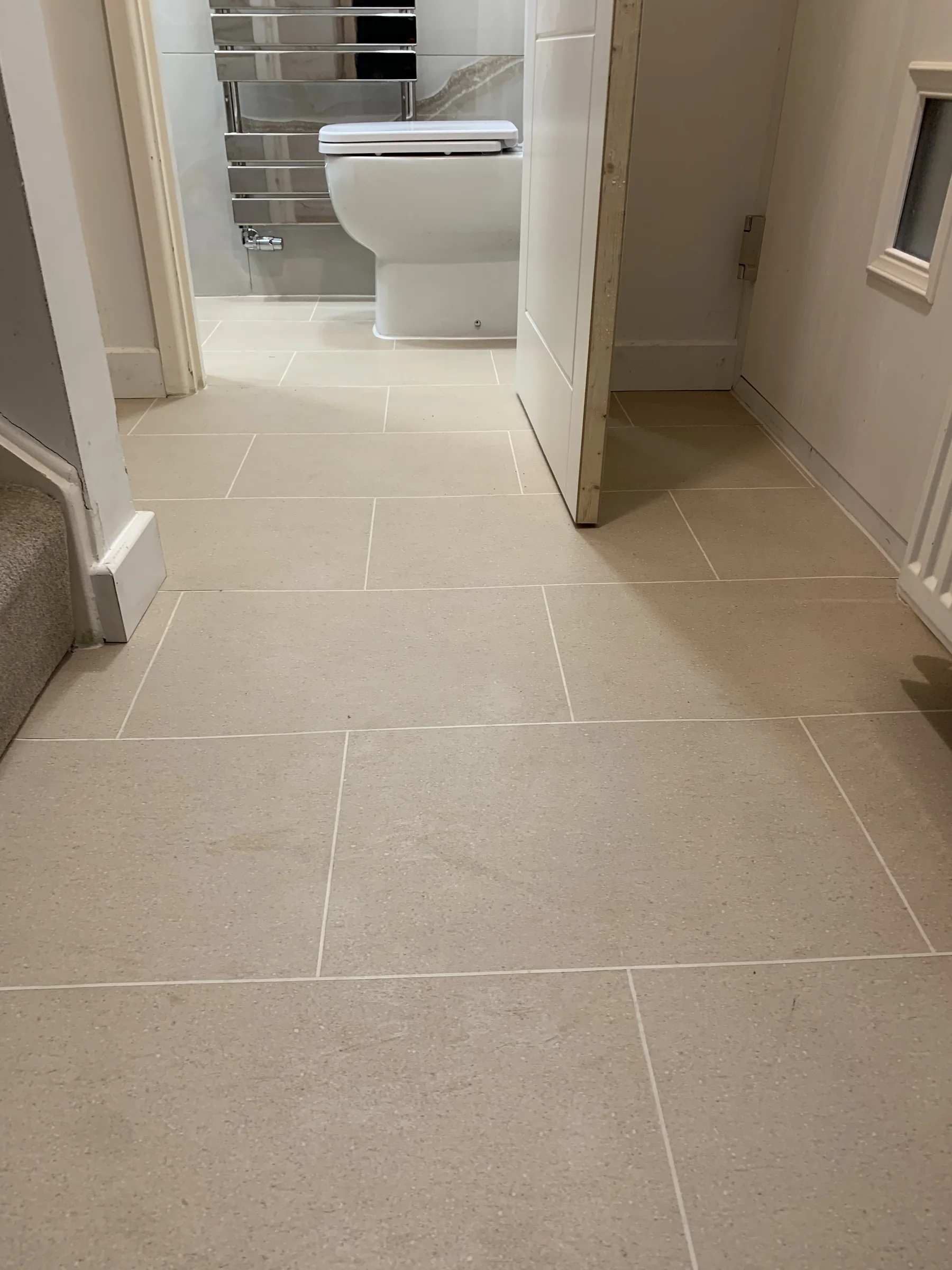 Finished LVT flooring installation by Nick's Home Improvements